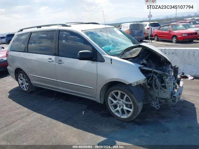 5TDZA23C34S107794 2004 Toyota Sienna Le