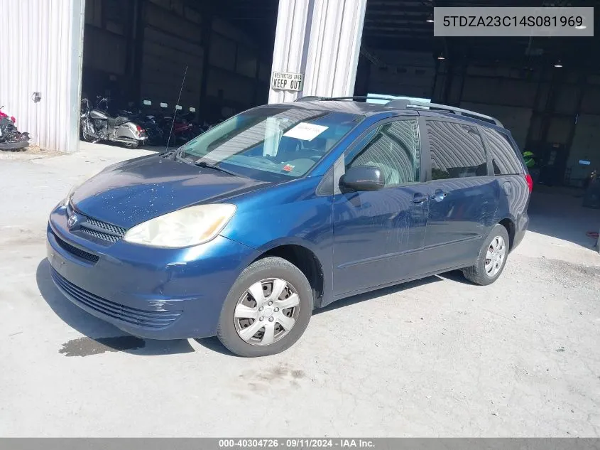 5TDZA23C14S081969 2004 Toyota Sienna Le