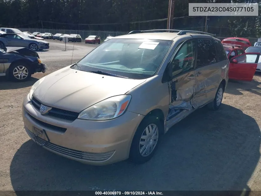 2004 Toyota Sienna Le VIN: 5TDZA23C04S077105 Lot: 40306970