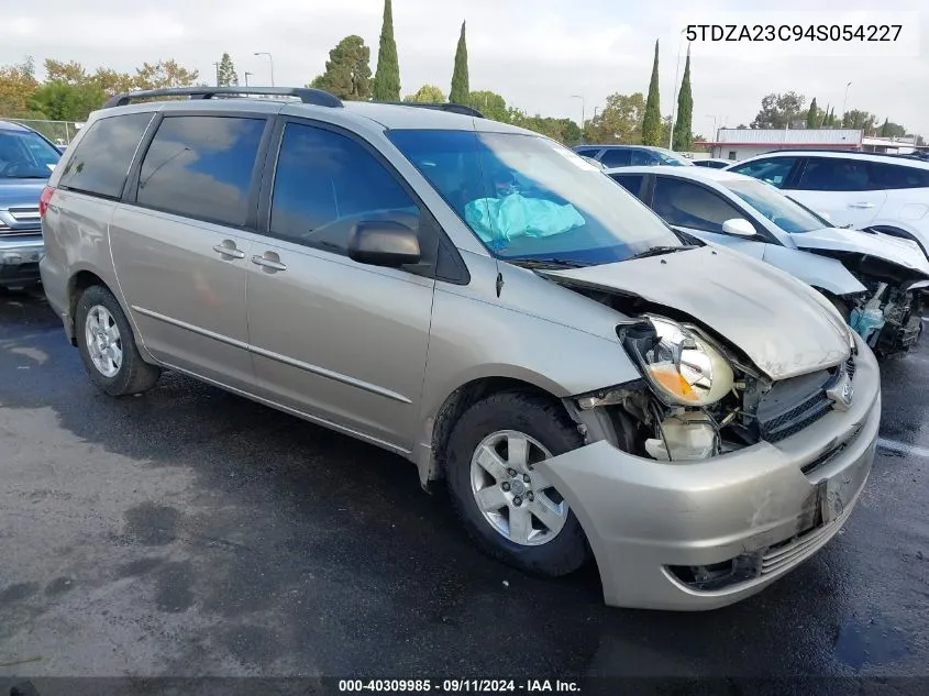 5TDZA23C94S054227 2004 Toyota Sienna Le