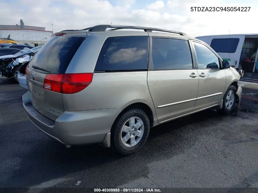 5TDZA23C94S054227 2004 Toyota Sienna Le