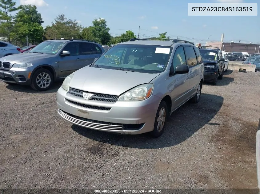 2004 Toyota Sienna Le VIN: 5TDZA23C84S163519 Lot: 40323323