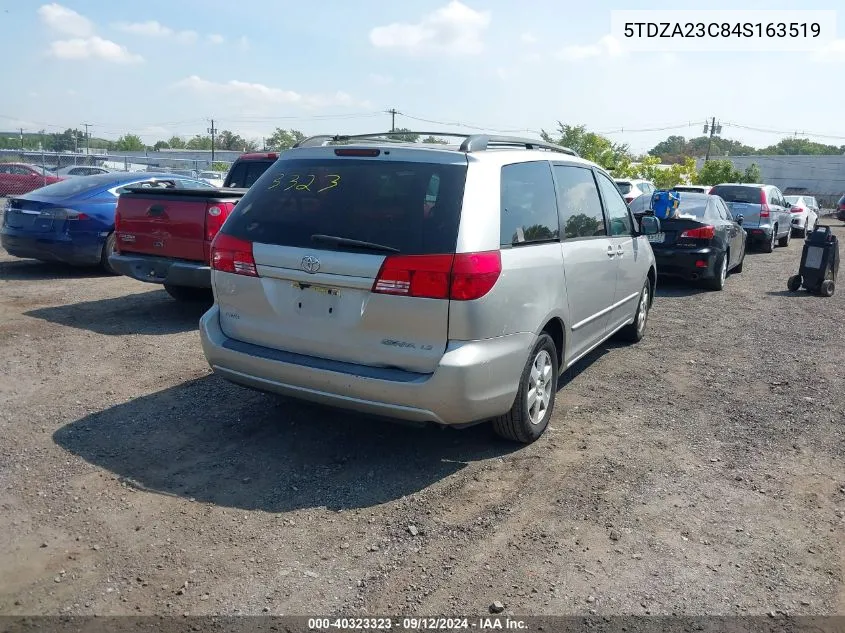 5TDZA23C84S163519 2004 Toyota Sienna Le