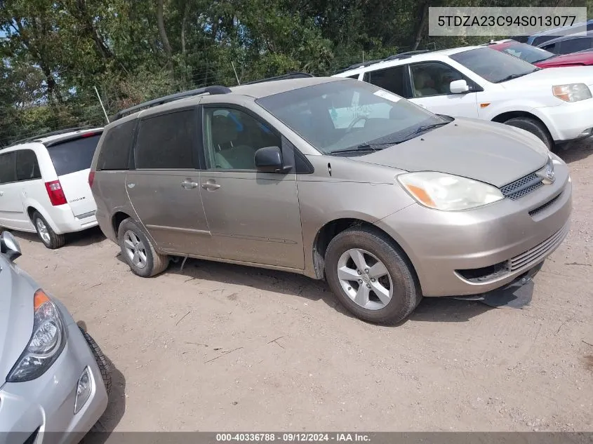 2004 Toyota Sienna Le VIN: 5TDZA23C94S013077 Lot: 40336788