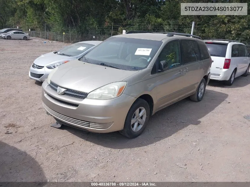 2004 Toyota Sienna Le VIN: 5TDZA23C94S013077 Lot: 40336788