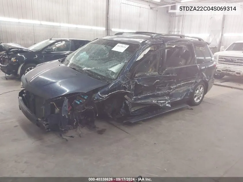 5TDZA22C04S069314 2004 Toyota Sienna Xle/Xle Limited