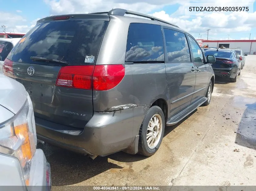 5TDZA23C84S035975 2004 Toyota Sienna Le