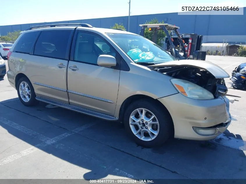 2004 Toyota Sienna Xle Limited VIN: 5TDZA22C74S105466 Lot: 40417731