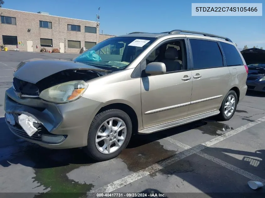 2004 Toyota Sienna Xle Limited VIN: 5TDZA22C74S105466 Lot: 40417731