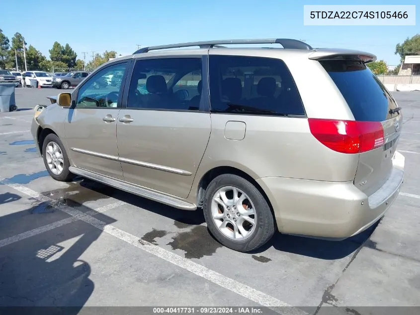 2004 Toyota Sienna Xle Limited VIN: 5TDZA22C74S105466 Lot: 40417731