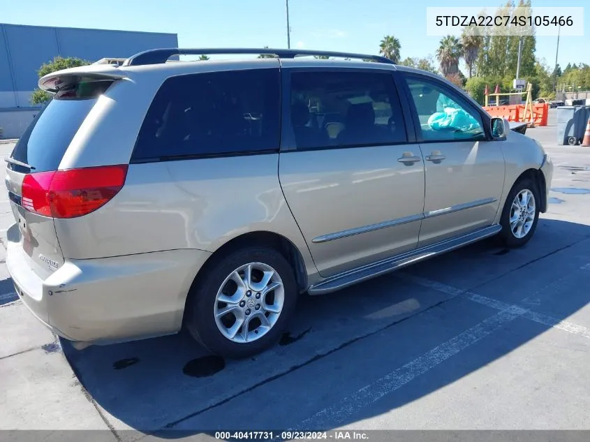 5TDZA22C74S105466 2004 Toyota Sienna Xle Limited