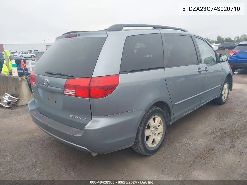 5TDZA23C74S020710 2004 Toyota Sienna Le