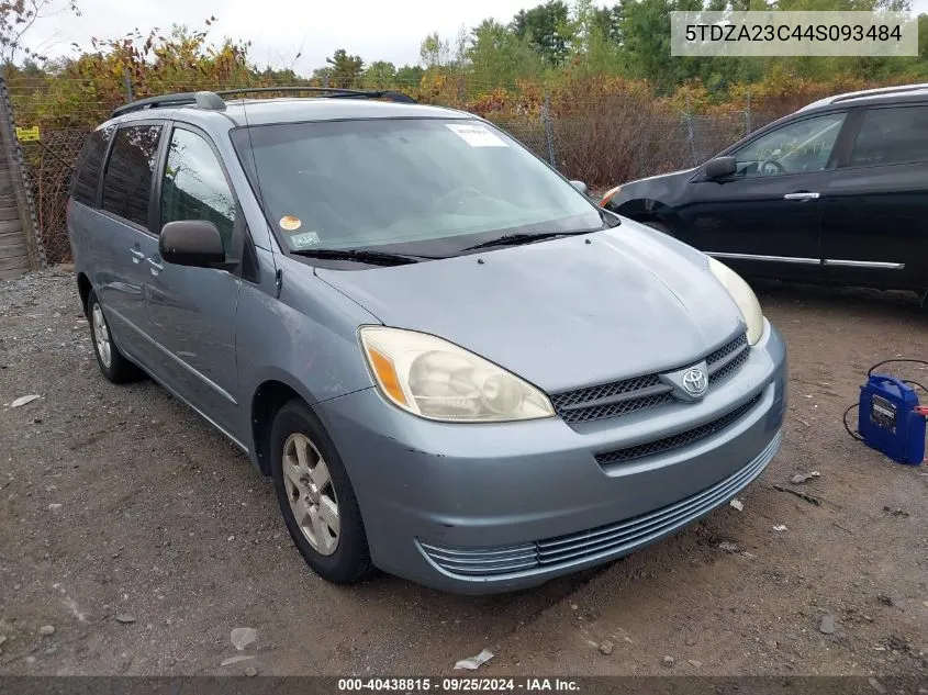 2004 Toyota Sienna Le VIN: 5TDZA23C44S093484 Lot: 40438815