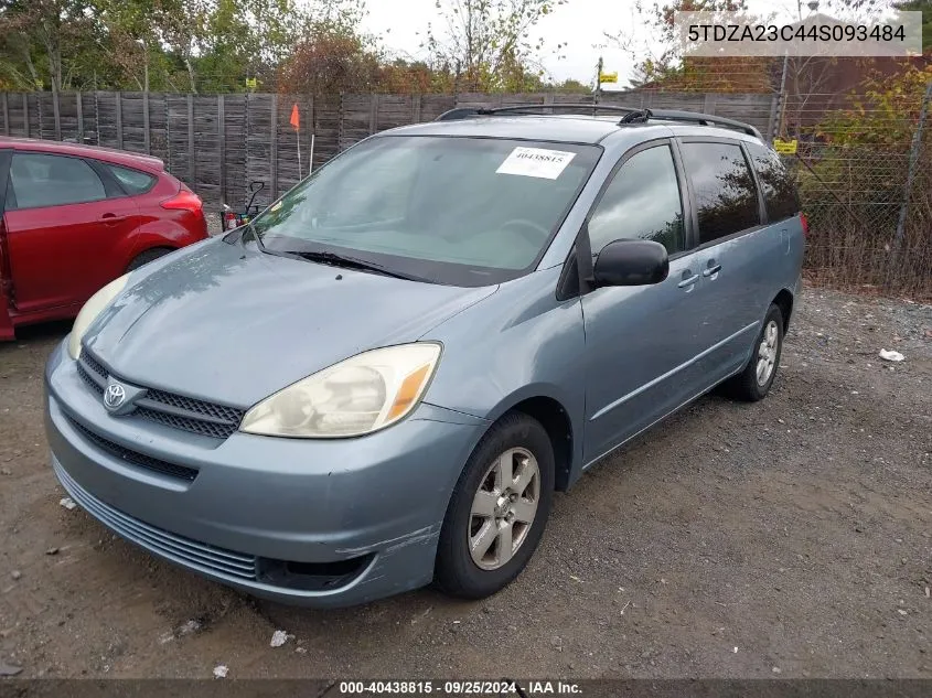 2004 Toyota Sienna Le VIN: 5TDZA23C44S093484 Lot: 40438815