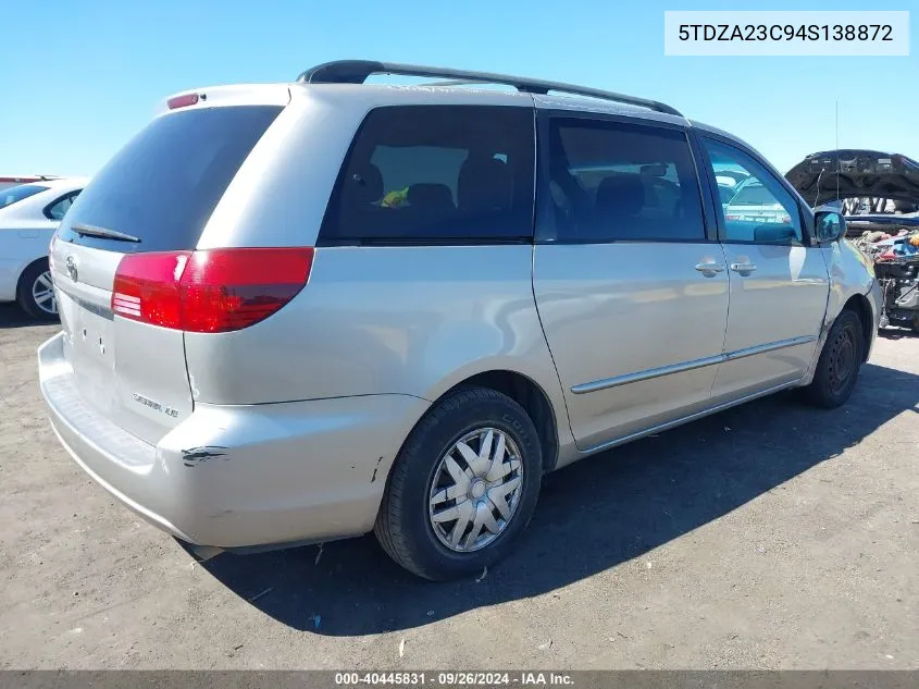 5TDZA23C94S138872 2004 Toyota Sienna Le