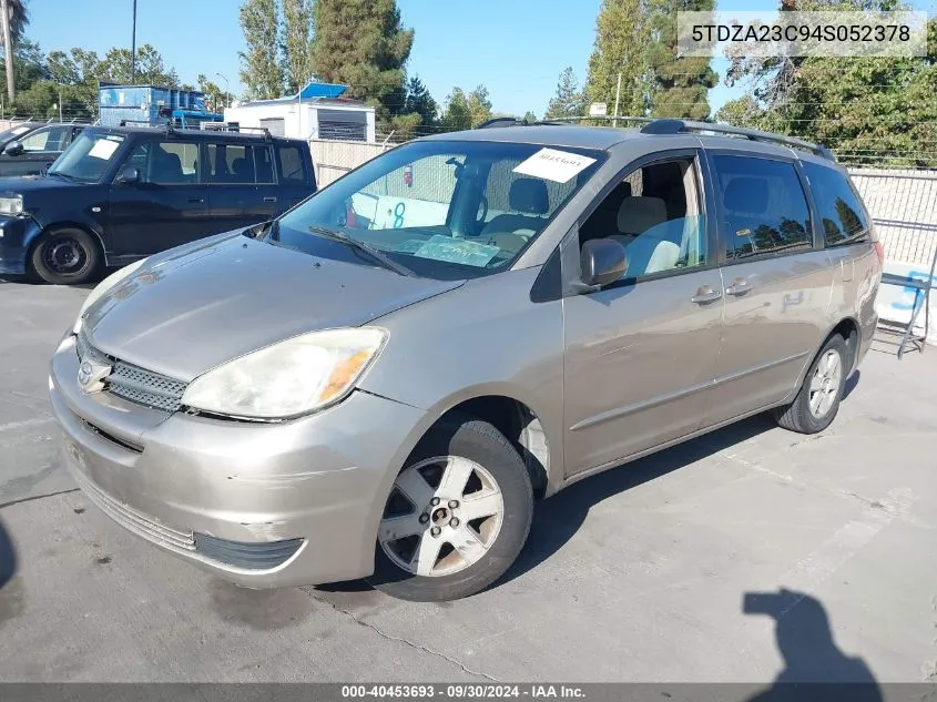 5TDZA23C94S052378 2004 Toyota Sienna Ce/Le