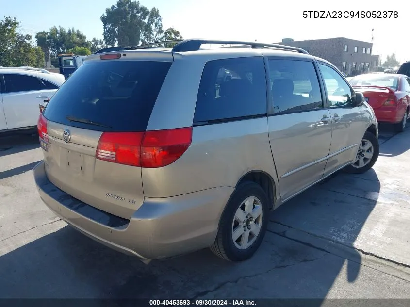 5TDZA23C94S052378 2004 Toyota Sienna Ce/Le