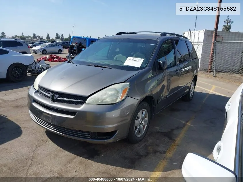 2004 Toyota Sienna Le VIN: 5TDZA23C34S165582 Lot: 40486603