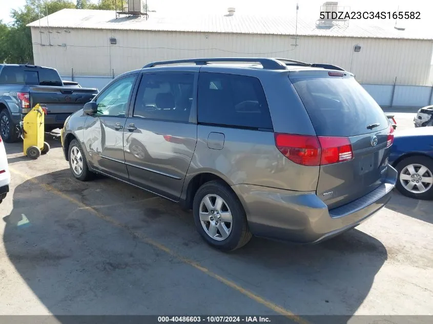 2004 Toyota Sienna Le VIN: 5TDZA23C34S165582 Lot: 40486603