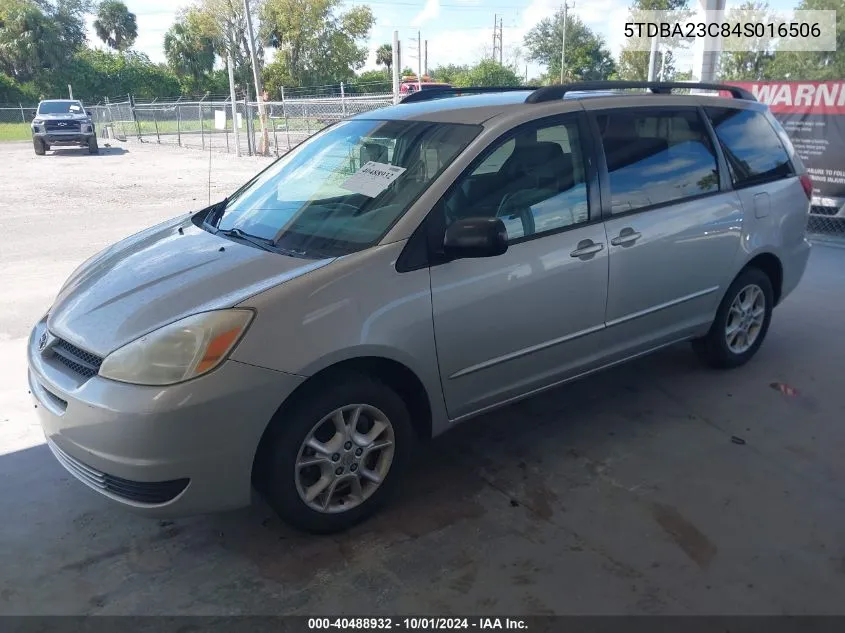 5TDBA23C84S016506 2004 Toyota Sienna Le