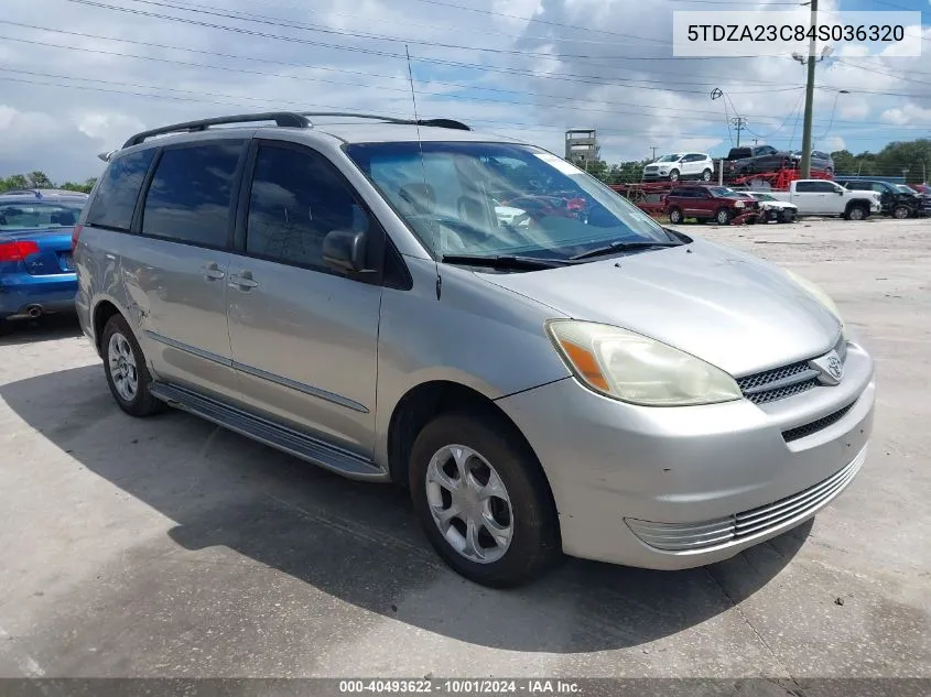 5TDZA23C84S036320 2004 Toyota Sienna Ce