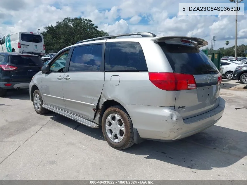 5TDZA23C84S036320 2004 Toyota Sienna Ce