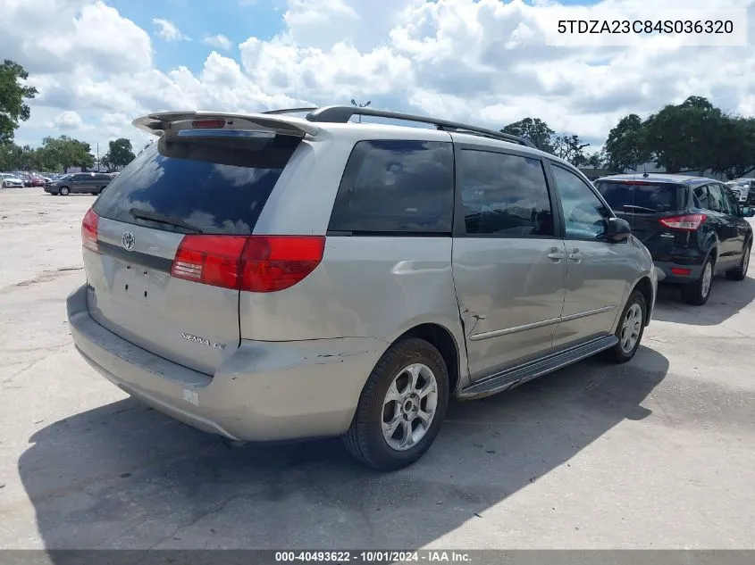 5TDZA23C84S036320 2004 Toyota Sienna Ce