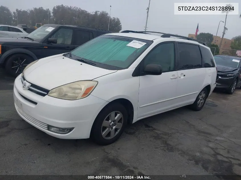 5TDZA23C24S128894 2004 Toyota Sienna Ce/Le