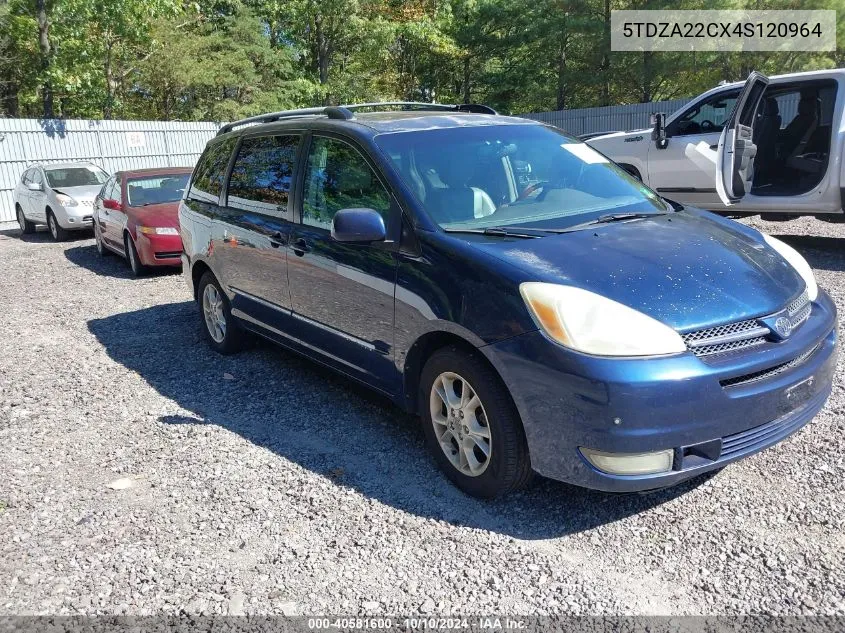 2004 Toyota Sienna Xle Limited VIN: 5TDZA22CX4S120964 Lot: 40581600