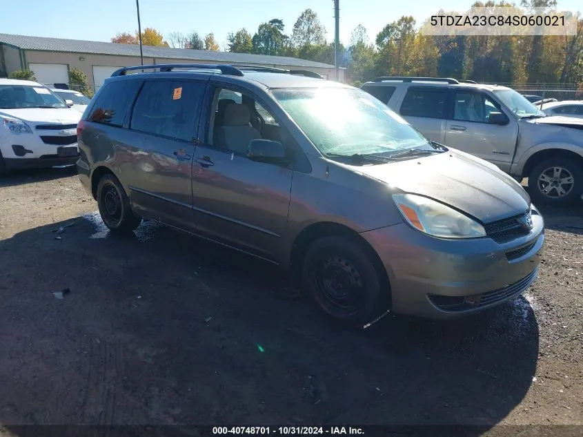 2004 Toyota Sienna Le VIN: 5TDZA23C84S060021 Lot: 40748701