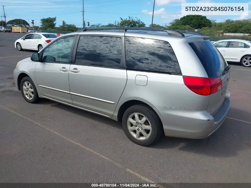 2004 Toyota Sienna Le VIN: 5TDZA23C84S076154 Lot: 40790104