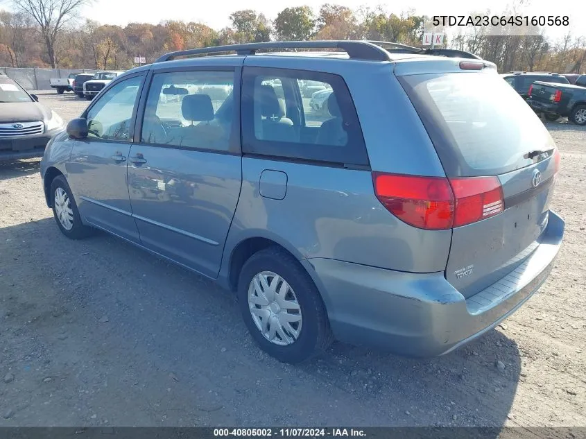 5TDZA23C64S160568 2004 Toyota Sienna Ce