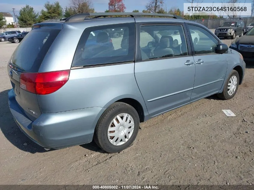 5TDZA23C64S160568 2004 Toyota Sienna Ce