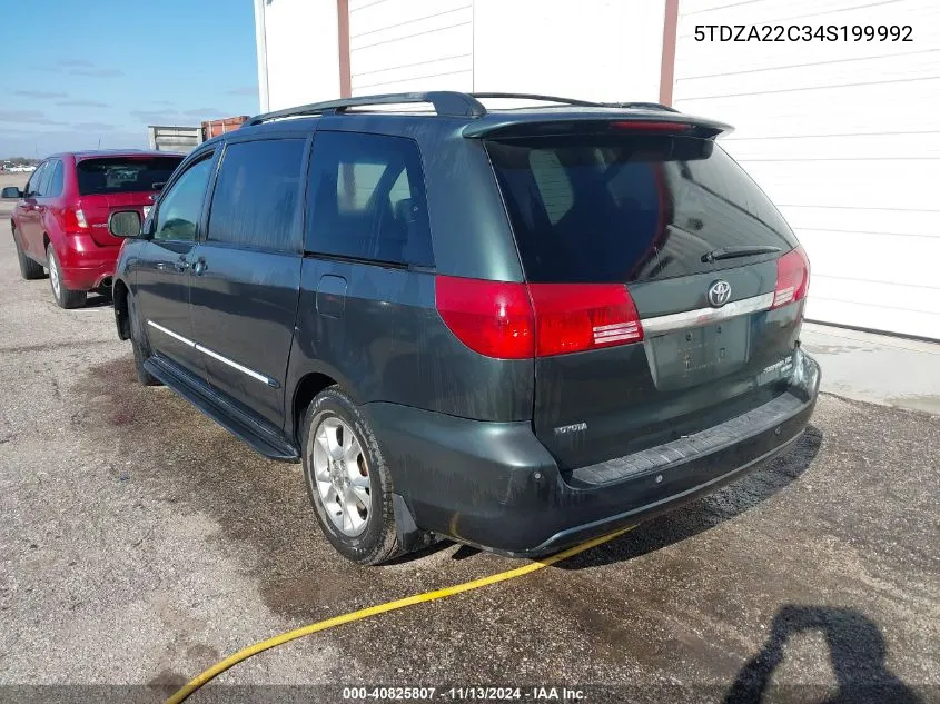 5TDZA22C34S199992 2004 Toyota Sienna Xle Limited