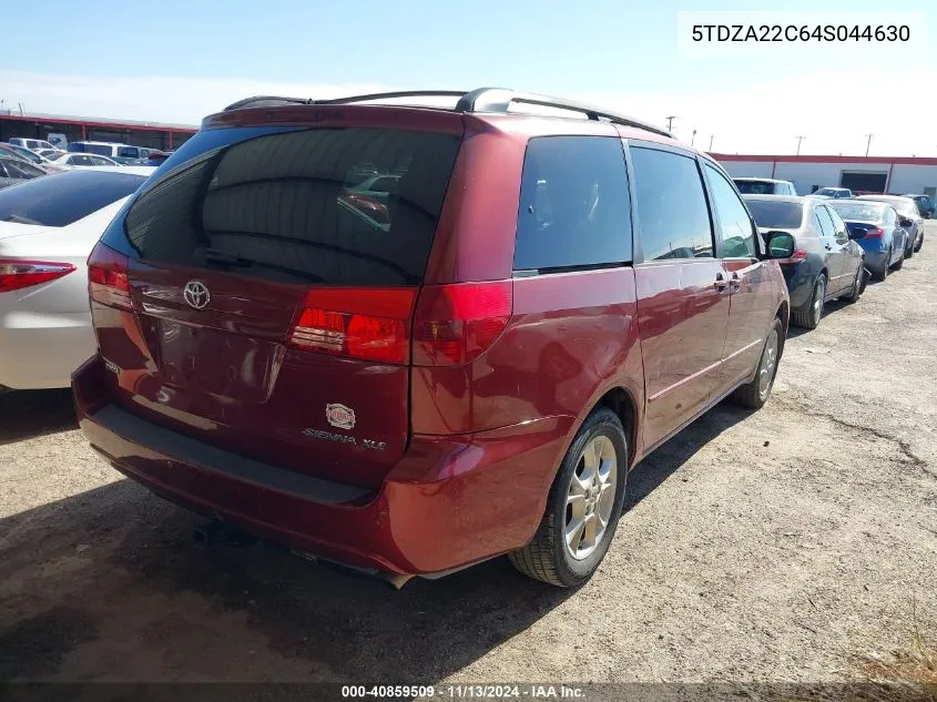 5TDZA22C64S044630 2004 Toyota Sienna Xle