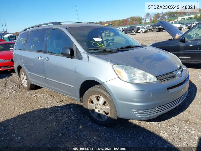 2004 Toyota Sienna Le VIN: 5TDZA23CX4S148021 Lot: 40862714