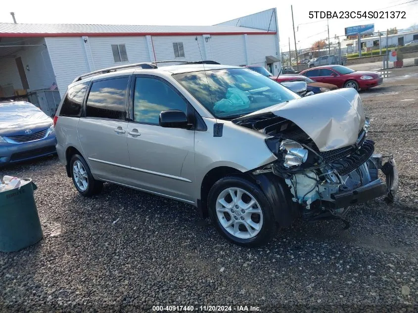 2004 Toyota Sienna Le VIN: 5TDBA23C54S021372 Lot: 40917440