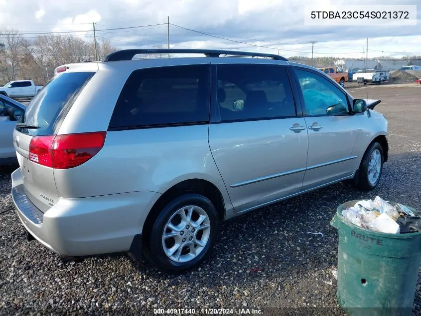 2004 Toyota Sienna Le VIN: 5TDBA23C54S021372 Lot: 40917440