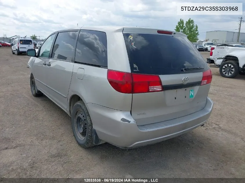 5TDZA29C35S303968 2005 Toyota Sienna Ce