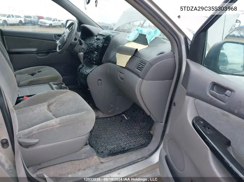 5TDZA29C35S303968 2005 Toyota Sienna Ce