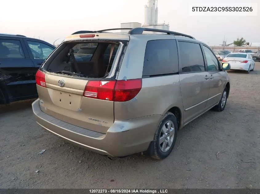 5TDZA23C95S302526 2005 Toyota Sienna Ce/Le