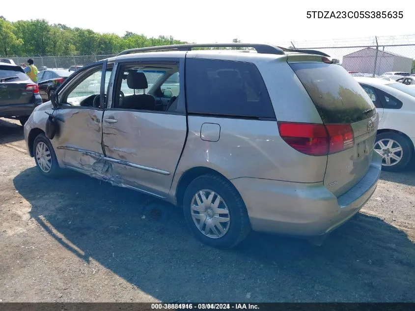 5TDZA23C05S385635 2005 Toyota Sienna Le