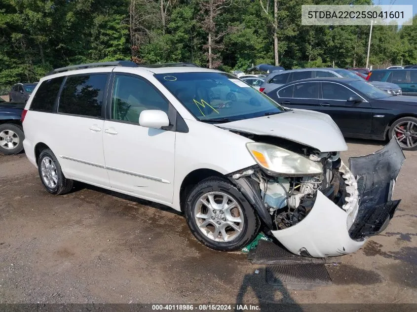 2005 Toyota Sienna Xle Limited VIN: 5TDBA22C25S041601 Lot: 40118986