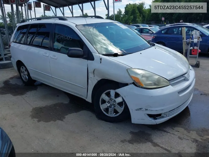 5TDZA23C45S257544 2005 Toyota Sienna Le