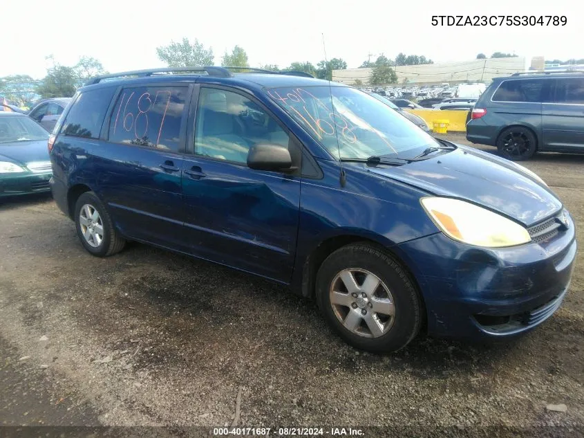 5TDZA23C75S304789 2005 Toyota Sienna Le