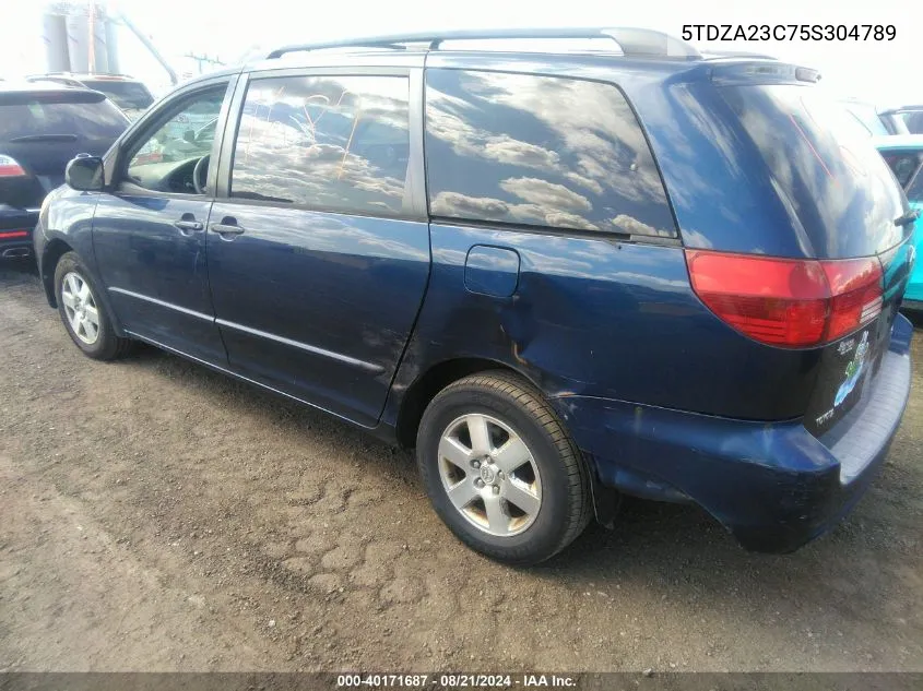 5TDZA23C75S304789 2005 Toyota Sienna Le