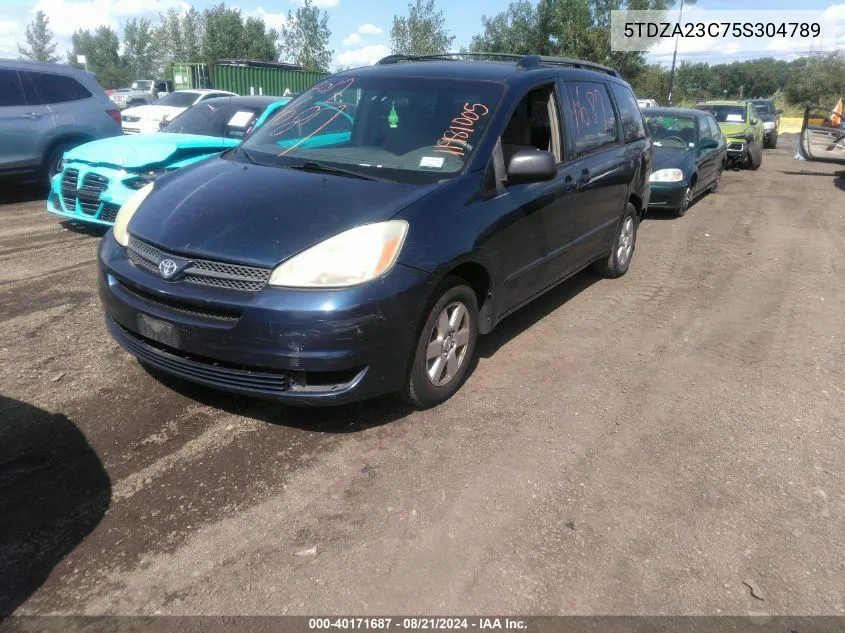 5TDZA23C75S304789 2005 Toyota Sienna Le