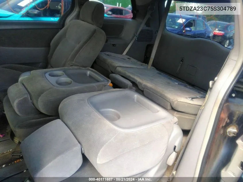 5TDZA23C75S304789 2005 Toyota Sienna Le