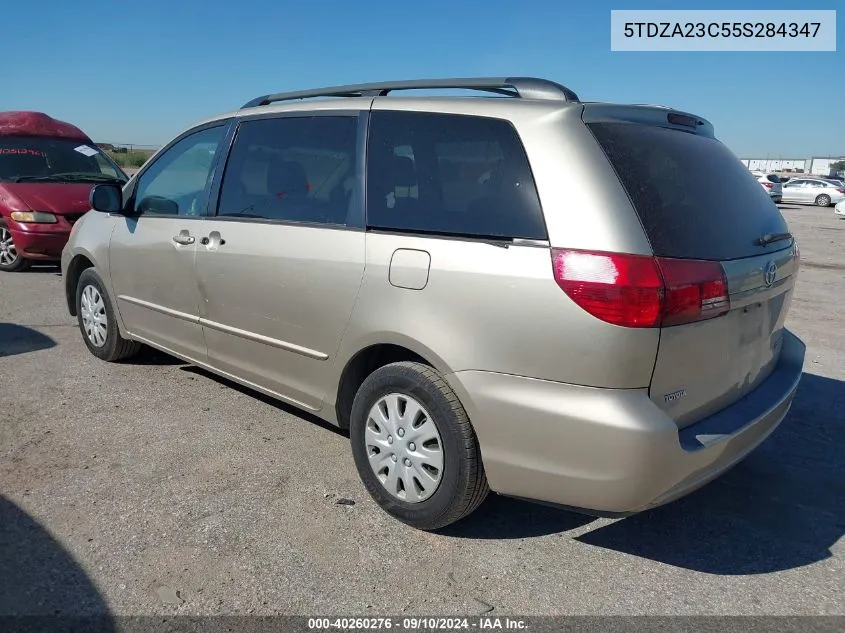 2005 Toyota Sienna Le VIN: 5TDZA23C55S284347 Lot: 40260276