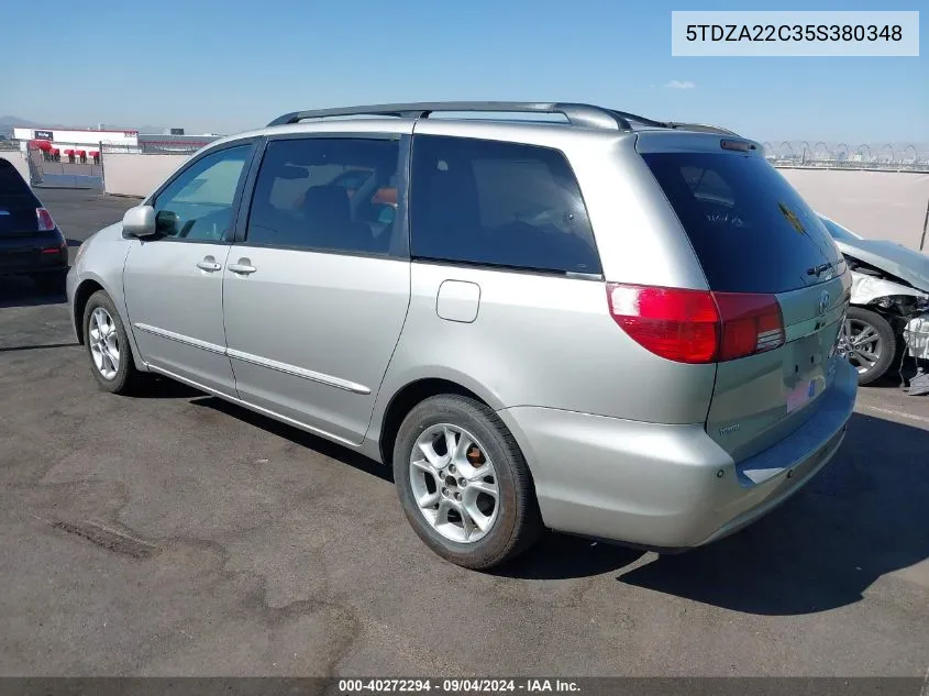 2005 Toyota Sienna Xle Limited VIN: 5TDZA22C35S380348 Lot: 40272294